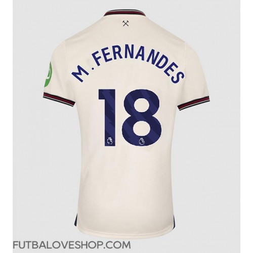 Dres West Ham United Mateus Fernandes #18 Preč 2025-26 Krátky Rukáv